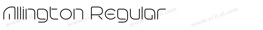 Allington Regular字体转换 Allington Regular字体转换